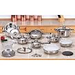28Pc 12-Element Stainless Steel Cookware Set