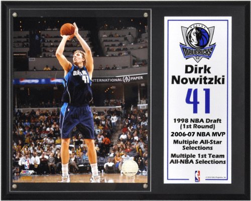 Dirk Nowitzki Sublimated 12x15 Plaque | Details: Dallas Mavericks