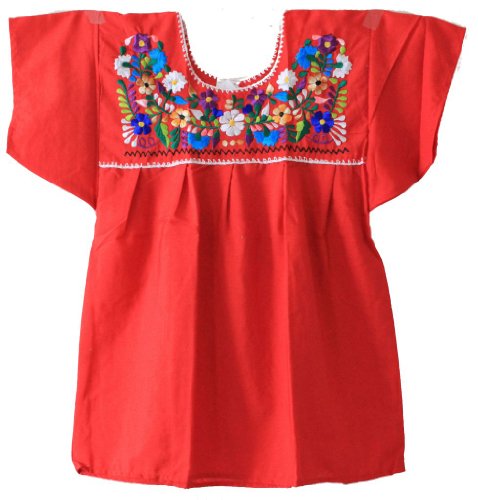 Liliana Cruz Embroidered Mexican Peasant Blouse