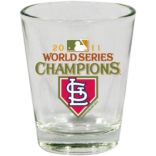 MLB St. Louis Cardinals 2011 World Series Champions 2-Ounce Collector Glass