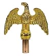 America's Flag Company HW7IPLSEAG 7-Inch Flagpole Ornament, Plastic Eagle