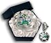 ND FIGHTING IRISH DIAMOND GLASS