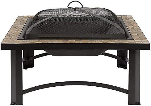 BBQ Pro Square Tile Top Fire pit, 30"