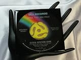 Olivia Newton-John 45 rpm Record Drink Coaster - Small Talk And Pride