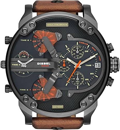 Diesel Watches Mr Daddy 2.0 Leather Watch