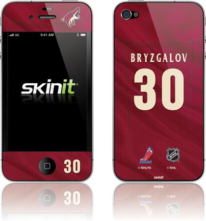 Skinit I. Bryzgalov - Phoenix Coyotes #30 Vinyl Skin for Apple iPhone 4 / 4S