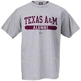 Nike Texas A&M Aggies Ash Alumni T-shirt