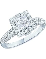 1.0CTW DIAMOND LADIES INVISIBLE RING