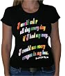 One Liners SEX AND THE CITY "...EVERY CRAYON IN MY BOX" Juniors Movie Line Sheer T-Shirt