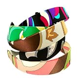 L. Erickson USA 1 1/2 Headband 100% Silk Charmeuse - Hip Geo