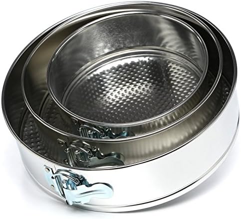 Fox Run 3 Pc Mini Springform Cake Pan Set Baking Kitchen Bakeware Cheesecake New