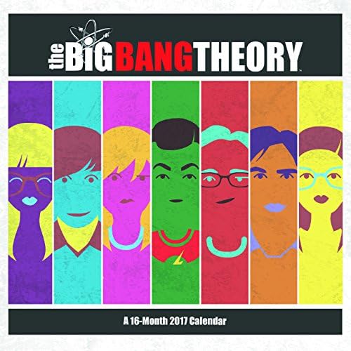 Trends International 2017 Mini Wall Calendar, September 2016 - December 2017, 7" x 7", The Big Bang Theory