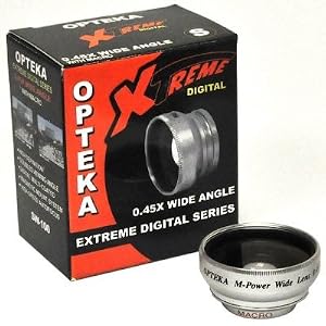 Opteka .45x Wide Angle Lens for Flip UltraHD Digital Video Camcorder