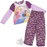 Disney Princess Purple Floral Pajamas for Toddlers and Girls