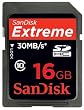 SanDisk 16GB Extreme - SDHC Class 10 High Performance memory card (SDSDX3-016G-P31, Retail Packaging) - NEW 30MB/s version