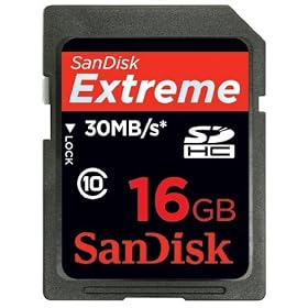 51Iygv4ZBlL. SL500 AA280  SanDisk 16GB Extreme   SDHC Class 10 High Performance memory card    NEW 30MB/s version