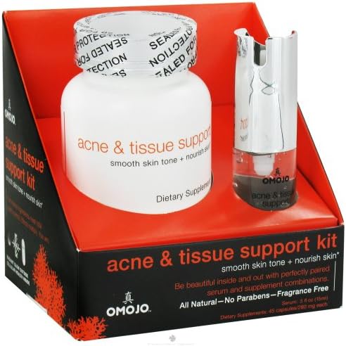 Omojo Acne and Tissue Support Kit, 45 Count