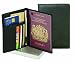 Genuine Leather Passport Wallet - Black