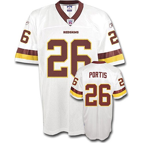 Clinton Portis #26 Washington Redskins Youth NFL Replica Player Jersey by Reebok (White)
