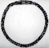 TORNADO- ALL BLACK 20IN TITANIUM MLB/SOFTBAL NECKLACE [Health and Beauty]