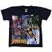 Search : MARVEL HERES "HULK, WOLVERINE & SPIDERMAN" Licensed Navy Blue Juvy T-shirt