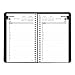 Brownline 2015 Daily Appointment Book, Spiral, Black, 8 x 5 Inches (C2504.81T-15)