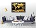 Scratch-Off World Map - Black with Golden Coating - Large 32.5 x 23.4 Inches World Interactive Travel Poster - Bright Colors Deluxe Edition - Comes with Compass & Scratching Tool by Info-Glob