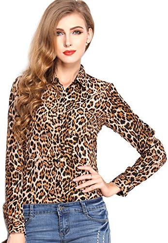 SANQIU New Fashion Sexy 2014 Women Chiffon Shirt Top Blouse Casual Hot 10 Style 0911 (XL, Style 5)
