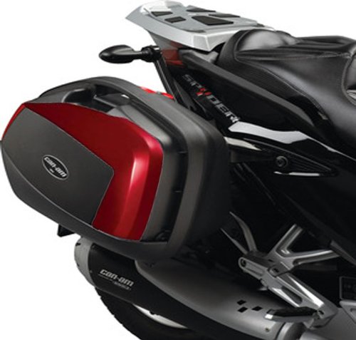 Can Am Spyder Saddlebag Kit & Red Panel R-35 Canam