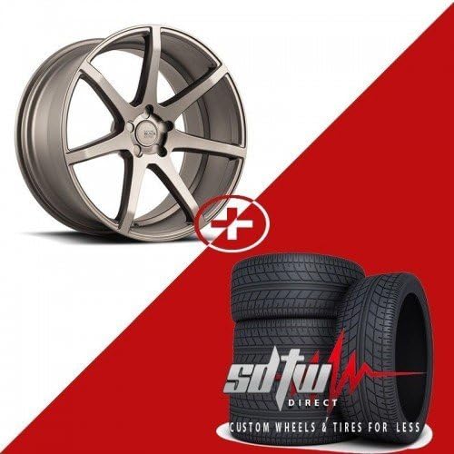 22" Savini Black di Forza BM10 Rims Wheels Titanium Finish With Tires