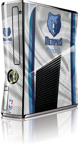 Skinit Memphis Grizzlies Home Jersey Vinyl Skin for Microsoft Xbox 360 Slim (2010)