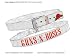 Guns N Roses Vintage Cracked Belt - White - 3,8 x 110