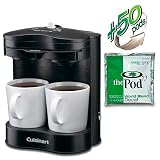 Cuisinart ® Commercial 2-cup Coffeemaker - Black (includes 50 World Blend Decaf Pods)