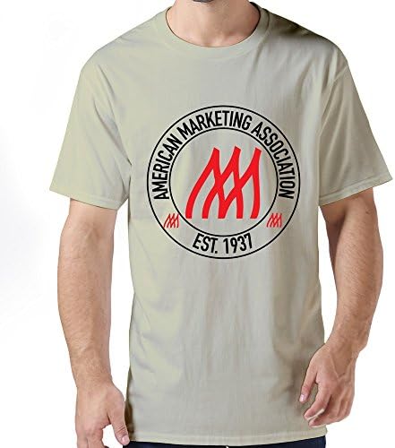 FJSC Men's American Marketing Association AMA Established 1937 T-Shirt Natural Small