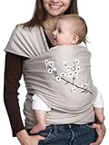 Moby Wrap UV SPF 50+ 100% Cotton Baby Carrier, Almond Blossom