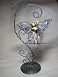 Fairy Ornaments Blue Fairy Figurine on Glass Ball
