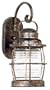 Kenroy Home 90951FL Beacon Small Wall Lantern, Flint