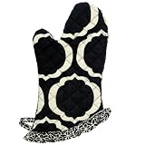 Tangier Black Oven Mitt