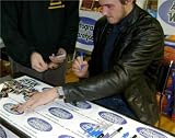 Danilo Gallinari Autographed/Hand Signed Basketball Card (New York Knicks) 2009-10 Upper Deck basket