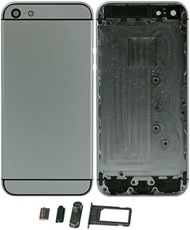 Wolves Full Housing Back Battery Door Cover Case Battery Door Back Housing Cover Replacement for Iphone 5S A1429 Change Into for Iphone 6 Style (Grey)