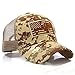 US Flag Patch Tactical Style Mesh Trucker Baseball Cap Hat