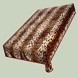 Leopard Print Heavy Weight 3.2kg (7lbs) Acrylic Mink Blanket