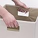 Household Essentials Storage Bin with Handles, Natural Canvas