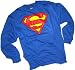 Superman Classic Logo Adult Longsleeve T-Shirt
