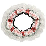 Nebraska Cornhuskers White Garter with Lace
