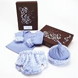 Bloomers Baby The Birth Day Box in Blue Leopard Size - 3 Months