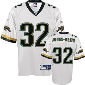 Maurice Jones-Drew White Reebok NFL Premier Jacksonville Jaguars Jersey
