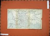 1909 COLOUR MAP GREECE CRETE ATHENES SCUTARI ASIA