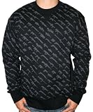 ROGUE STATUS Gun Show Diagonal Rob Dyrdek Skater DC Mens Firearms Crew Neck Sweatshirt Shirt Fleece