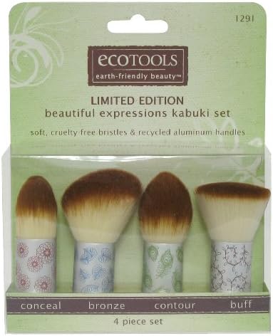 ecoTOOLS Make-Up Kabuki Brush Set